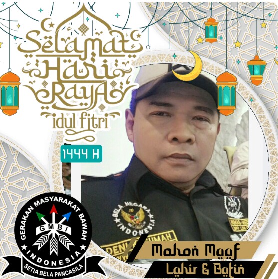 Humas DPP LSM GMBI Mengucapkan Minal Aidzin WalFaidzin Mohon Maaf Lahir